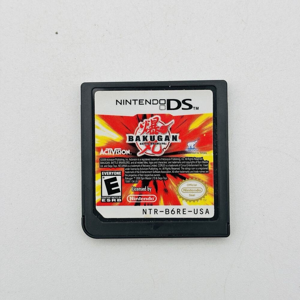 BAKUGAN BATTLE BRAWLERS GAME CARTIDGE ONLY NINTENDO DS AUTHENTIC TESTED WORKS